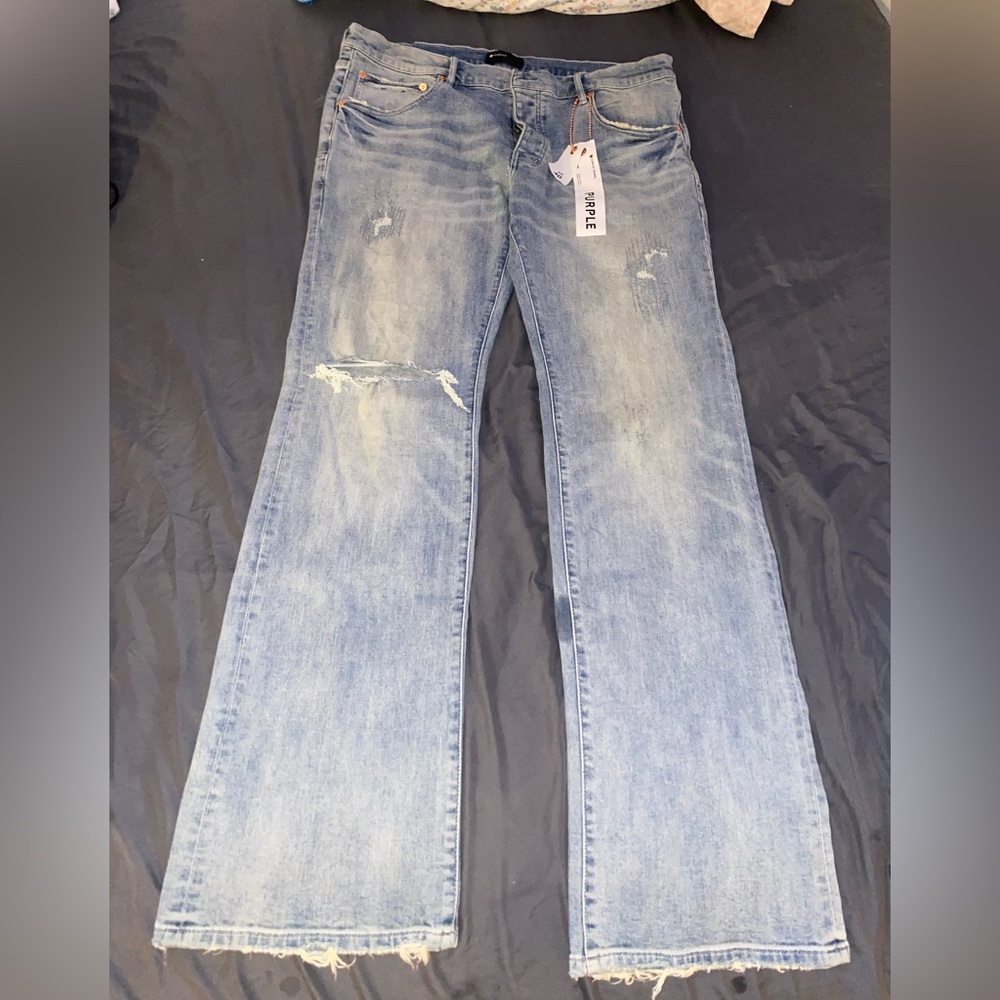 New PURPLE-BRAND jeans. Worn once, size 40, asking for $200 or Best Offer. Hmu